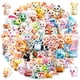 thumbnail image 2 of Paquete de 100 pegatinas con bonitos dibujos animados de animales kawaii en 3D, 2 of 2