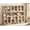 Beige, variant on Modern 72" Tall Bookshelf with Glass Doors & Adjustable Shelves, Library Bookcase with Cabinet and Glass Display Shelves,Oak