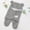 Gray, variant on Newborn Baby Girls Boys Cute Bear Fleece Footie Bunting Snowsuit Toddler Infant Hooded Plush Footed Jumpsuit Romper Winter Fall Warm Coat Outfits 0-6Months
