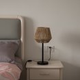 thumbnail image 2 of Creative Paper Rope Lamp with Plug in Cord On/Off Switch for Bedroom, Living, Playroom and Entryway, Natural, 2 of 7
