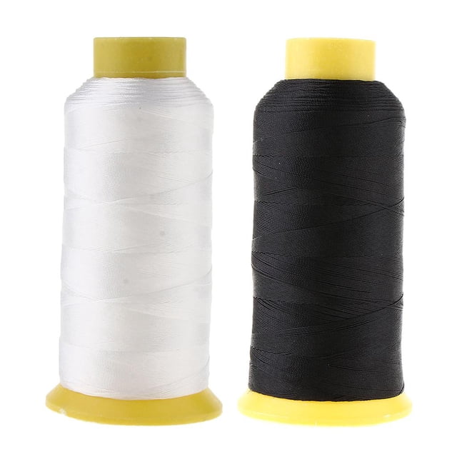 jifeng 2pcs Strong 210D Bonded Nylon Thread for Stitching Leather Craft Tent Repairing