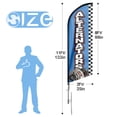 thumbnail image 2 of Alternators Sign Feather Flag with Pole Kit,11ft Alternators Decoration Display, Alternators Business Sign,Alternators Swooper Flag, 2 of 7