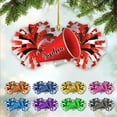 thumbnail image 2 of Personalized Cheerleader Ornaments Cheerleader Cheerleading Lovers Ornaments Cheerleading Ornament Gift for Cheerleader Christmas 2025 Cheer Cheerleader Ornaments Xmas (Style 6) - 3579 (Orange), 2 of 7