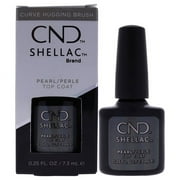 Shellac Nail Color - Pearl Top Coat by CND for Women - 0.25 oz Nail Polish