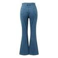 thumbnail image 5 of Jeans for Women 2025 Y2K Casual High Waisted Lifting Wide Leg Flare Jean Pants Womens Jeans Trousers, 5 of 8