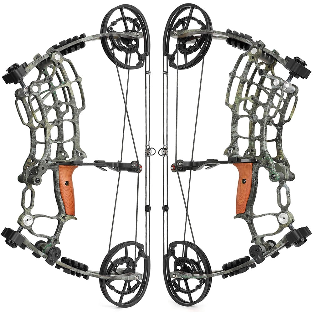 AME Compound Bow Set 30-60lbs Steel Ball Arrows Dual-use Archery Hunting Fishing