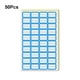 thumbnail image 4 of Kearding 50 unids/bolsa de etiquetas adhesivas para condimentos de azúcar, sal y especias, cajas para el hogar, etiquetas adhesivas, herramienta de Carpetas de archivos Azul, 4 of 6