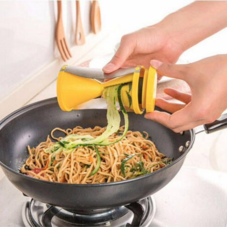 Zucchini Spaghetti Maker Best Spiraler Spiralizer Noodle Zoodler Fettuccine Pasta Hand Slicer Walmart