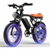 AOTOS EB01 Electric Bike for Adult, 1500W Peak Motor, 20" Fat Tire All-Terrain E-Bike, 48V/15.6Ah Removable Battery, Max 32MPH 7-Speed Electric Bicycle for Road, Sand, Mountain, Black