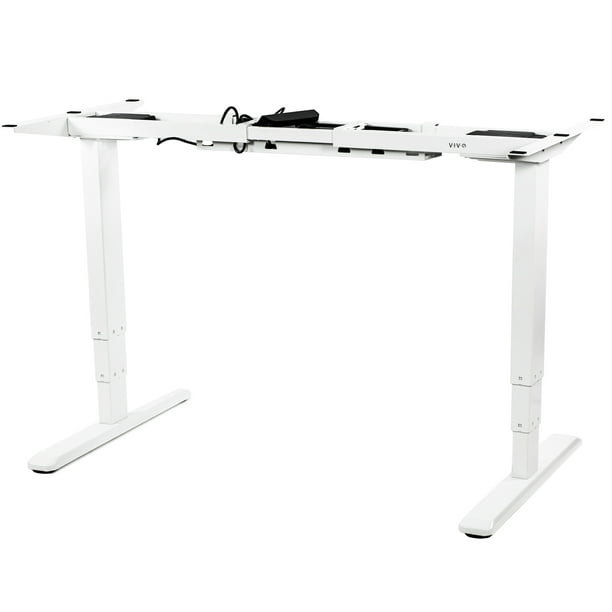 Vivo White Electric Stand Up Desk Frame Dual Motor Cable