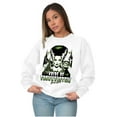 thumbnail image 5 of Bride of Frankenstein Movie Poster Women Crewneck Sweatshirt Brisco Brands S, 5 of 6
