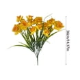 thumbnail image 4 of PLPPYFS Artificial Wildflowers Fake Daffodils Tulip Bouquet Mixed Silk Floral Arrangements Faux Spring Flowers for Home Cemetery Table Centerpieces Indoor Outdoor Planter Porch Garden Decor, 4 of 5