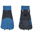 thumbnail image 6 of Dog Raincoat, Warm Windproof Jacket for Dog, Dog Waterproof Coat Lightweight Pet Coat Jacket for Small Medium Large Dogs Blue-Black M, 6 of 6