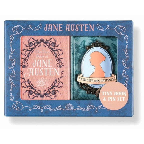 Jane Austen Tiny Book and Pin Set, (Paperback)