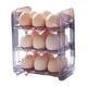 thumbnail image 3 of Porta huevos abatible para refrigerador Dispensador de huevos para puerta lateral Organizador de huevos abatible para violeta, 3 of 9