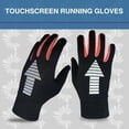 thumbnail image 5 of Evridwear Reflective Lightweight Running Cycling Touchscreen Gloves (1 Pair Orange), 5 of 5