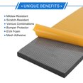 thumbnail image 4 of Ofertas Únicas 4 Pcs Protector de Pared para Garaje de Coche 15.75"x5.91"x0.59" Universal para Asistencia de Estacionamiento en Almacén Espuma Negra, 4 of 6