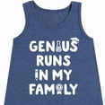 thumbnail image 3 of Instant Message - Genius Runs In My Family - Toddler & Youth Girls A-line Dress, 3 of 6