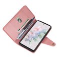 thumbnail image 5 of Allytech Google Pixel 7 Wallet Case with Zipper Pocket, Luxury PU Leather Flip Cover with Card Slots & Wrist Strap, Shockproof Kickstand Magnetic Buckle Protective Case for Women Men, Rosegold, 5 of 15