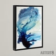 thumbnail image 2 of Eduard Tomek Sea Abstract Painting Black Framed Canvas Wall Art Print 12X16", 2 of 4