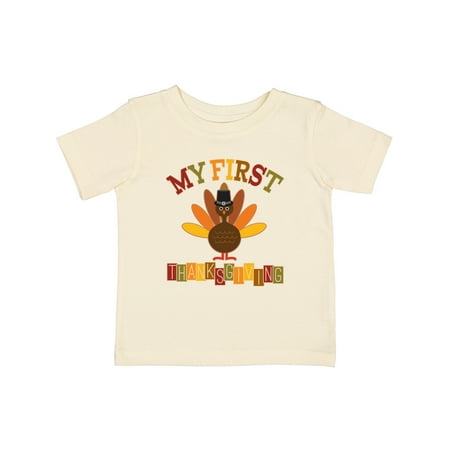 

Inktastic My First Thanksgiving Day Turkey Gift Baby Boy or Baby Girl T-Shirt
