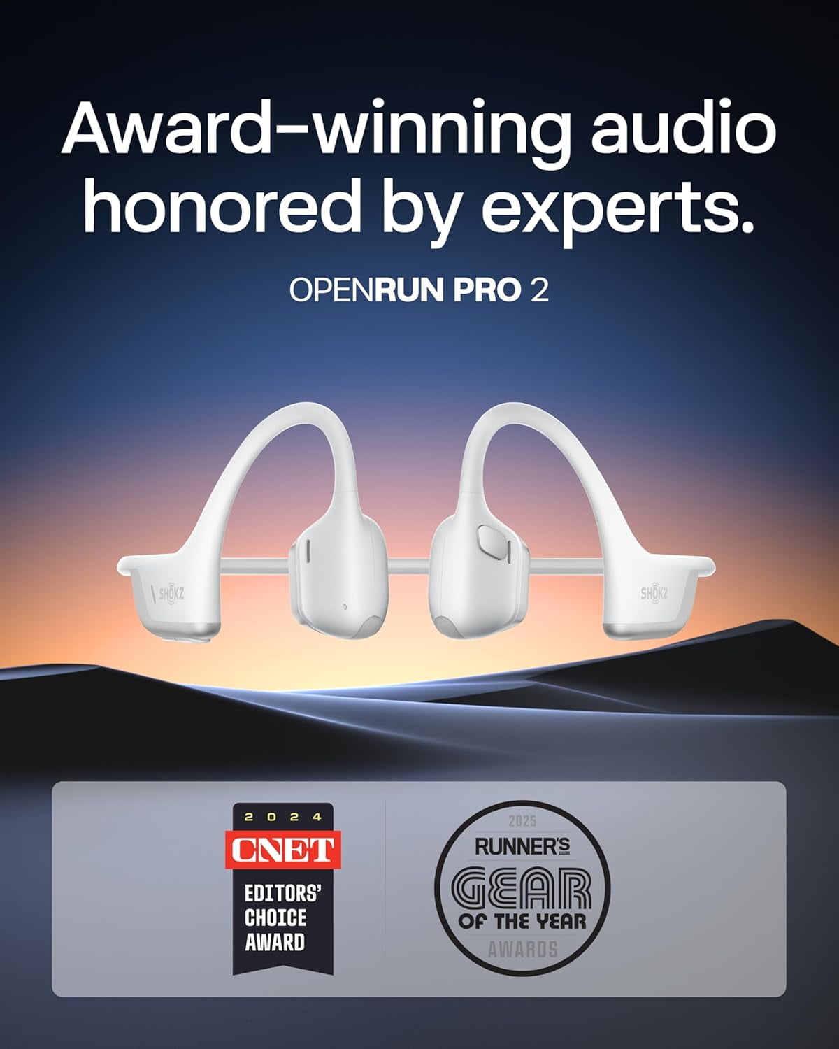 Shokz, OpenRun Pro 2 Mini Open-Ear Bone Conduction Headphones