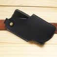 thumbnail image 3 of ZheElen Phone Holster Outdoor Use Belt Phones Pouch Universal Simple Small Size Retro PU Leather Cellphone Holder Case L 1Set, 3 of 6