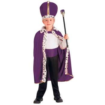 KING ROBE & CROWN SET-PURPLE