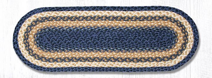Earth Rugs 43-300 Honey-Vanilla-Ginger Oval Table Runner