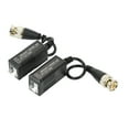 thumbnail image 3 of 12 Pares de 8 Piezas Transmisor Y Transceptor Pasivo de Video Balun con Cable para 1080P TVI / CVI / AHD / 960H DVR Camera CCTV System, BNC Macho A UTP CAT5 / 5E / 6 / 6E Cable, 3 of 5