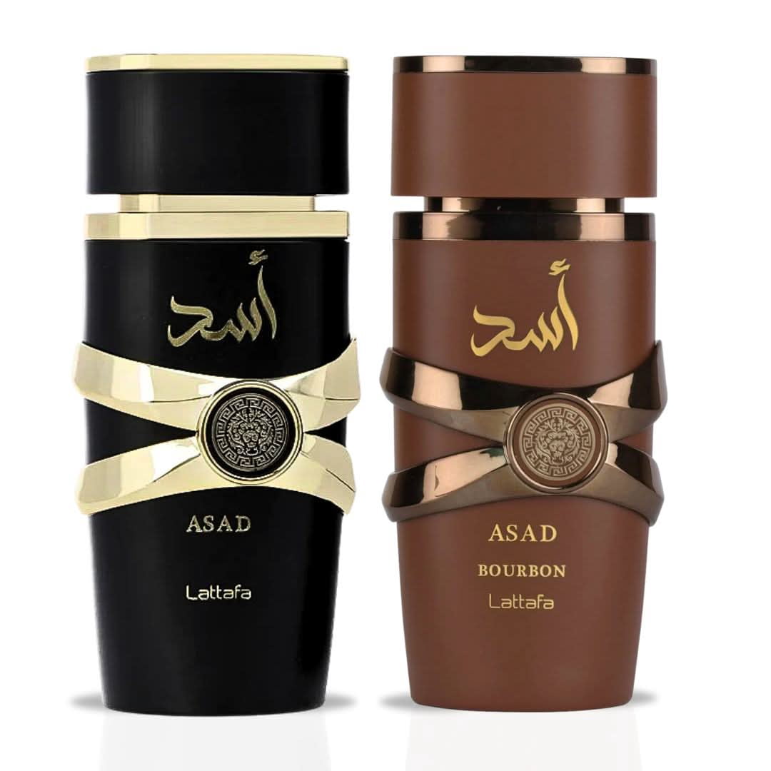 SALE♡Khamrah Zangam+Asad Bourbon 香水2点セット Khamrah Qahwa & Khamrah Dukhan Eau de Parfum Sprays 100ml (3.4 oz