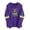 Purple, variant on QSAWXQZ Women's Carnival Hoodie Drawstring Color Block Long Sleeve Letter Graphic Pullover Top with Pocket Beige XL