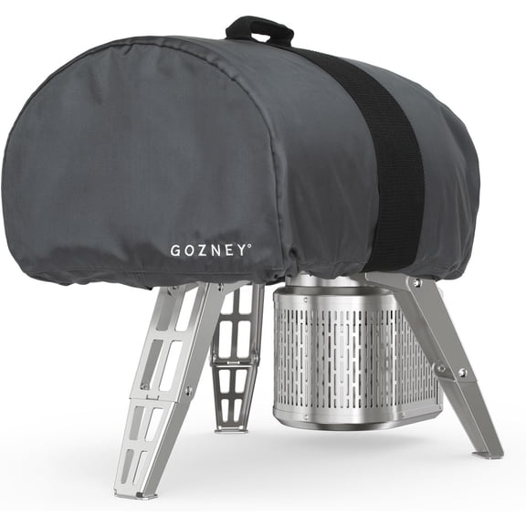Gozney Roccbox Portable Pizza Oven Cover, 900D Waterproof Cover for Outdoor Pizza Oven with Heavy-Duty Strap for Ease Transport, Black