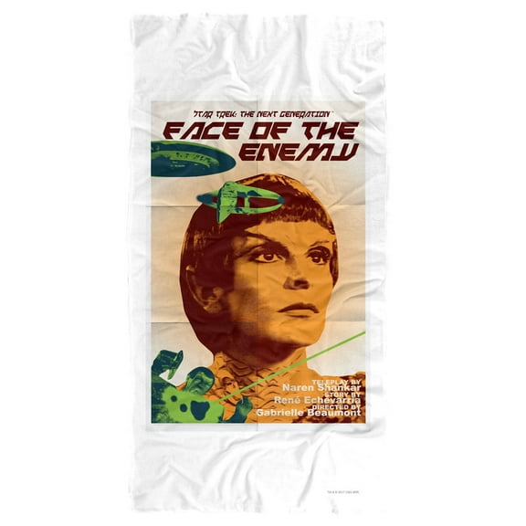 Star Trek Beach Towel, 30"x60" TNG Season 6 Episode 14 Beach Towel