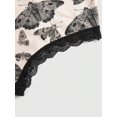 thumbnail image 4 of 3 Pcs Bragas Estampadas Fungi y Mariposas con Encaje, 4 of 4