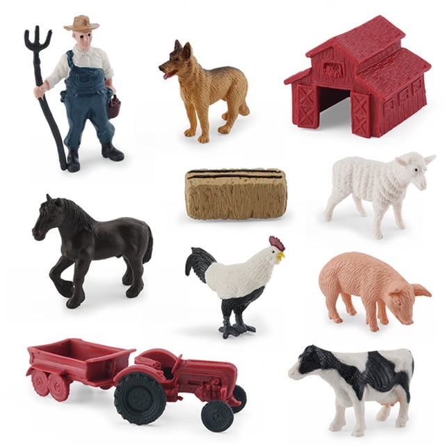 Figura Corral Granja Vida Silvestre para Niñas Y Pequeños (vida en La Granja)