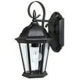 thumbnail image 2 of 16 Inch 1 Light Outdoor Wall Mount In Traditional Style 8 High By 16 Wide-Black Finish Capital Lighting 9726Bk, 2 of 2