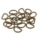 thumbnail image 4 of 100 piezas de anillos en D, medios anillos, aleación para hebilla de correa El 12x8x1.8m, 4 of 9