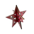 thumbnail image 2 of Cififendec 4th of July Star Tabletop Decor, 4.72"×4.25", Patriotic Red White Blue Hollow-Out Ornament for Dining Table Centerpieces Displays(Red), 2 of 5