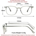 thumbnail image 4 of LifeArt Blue Light Blocking Bifocal Computer Reading Glasses with Transparent Lens for Women/Men, 4 of 9