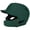 Forest Green, variant on Champro HXE Matte Baseball Helmet with Jaw Guard, Large, Black