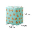 thumbnail image 2 of Freestanding Laundry Basket with Lid, Collapsible Zipper Clothes Storage Bag with Handle - 50*40*50cm, 2 of 5
