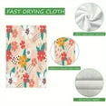 thumbnail image 7 of YladaFaie 2 Pcs Flower Pattern 6 Dish Towel Kitchen Hand Towels Decorative Tea Towels for Kitchen Absorbent for Bathroom Home Housewarming Gift, 16 x 24 Inch, 7 of 7