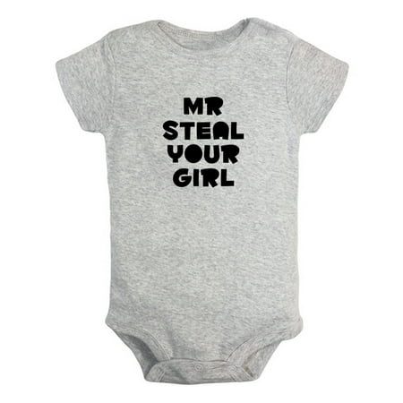 

Mr Steal Your Girl Funny Rompers For Babies Newborn Baby Unisex Bodysuits Infant Jumpsuits Toddler 0-24 Months Kids One-Piece Oufits