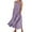 Purple, variant on Diufon Women's Summer Casual Long Dresses Round Neck Sleeveless Dress Print Dress with Pockets