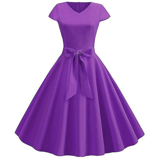 Knee length cheap swing dress