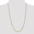 thumbnail image 2 of 10K Yellow Gold 2.2mm Flat Beveled Curb Chain 18 Inch, 2 of 5