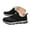 Black, variant on Winter Snow Boots for Women Men Fleeced Waterproof Lightweight Slip on Ankle Booties(Black,7)