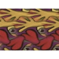 thumbnail image 1 of Ahgly Company Machine Washable Indoor Rectangle Transitional Cinnamon Brown Area Rugs, 7' x 9', 1 of 7