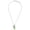 Green, variant on Ocean Style Charm Necklace Sweater Chain Jewelry Sea Glass Pendant Necklace